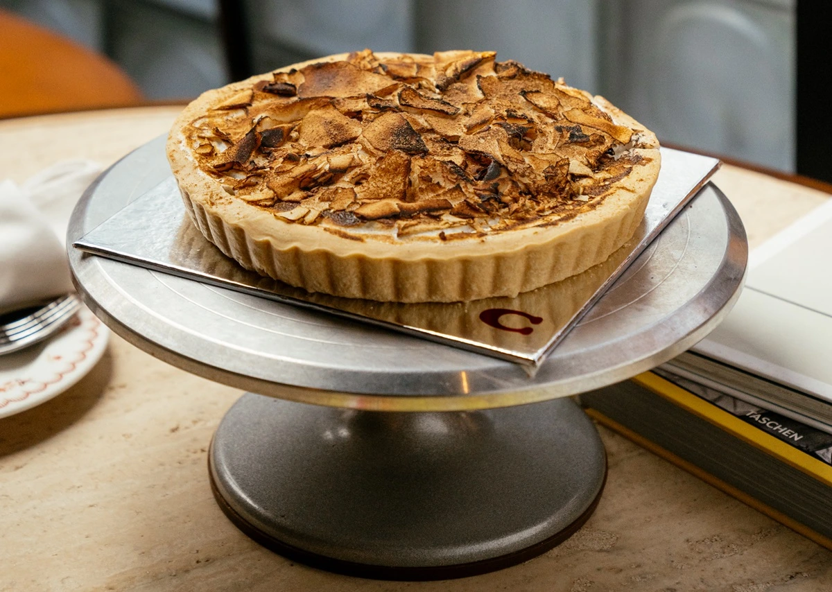 S’mores Pumpkin Pie Tartlet.