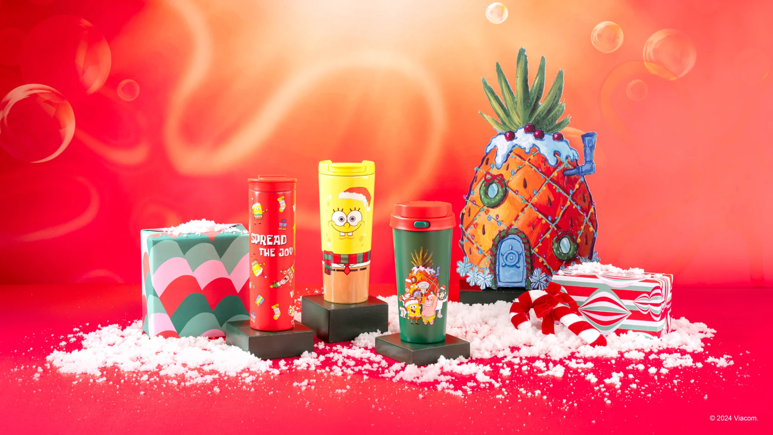 Starbucks X SpongeBob 2024