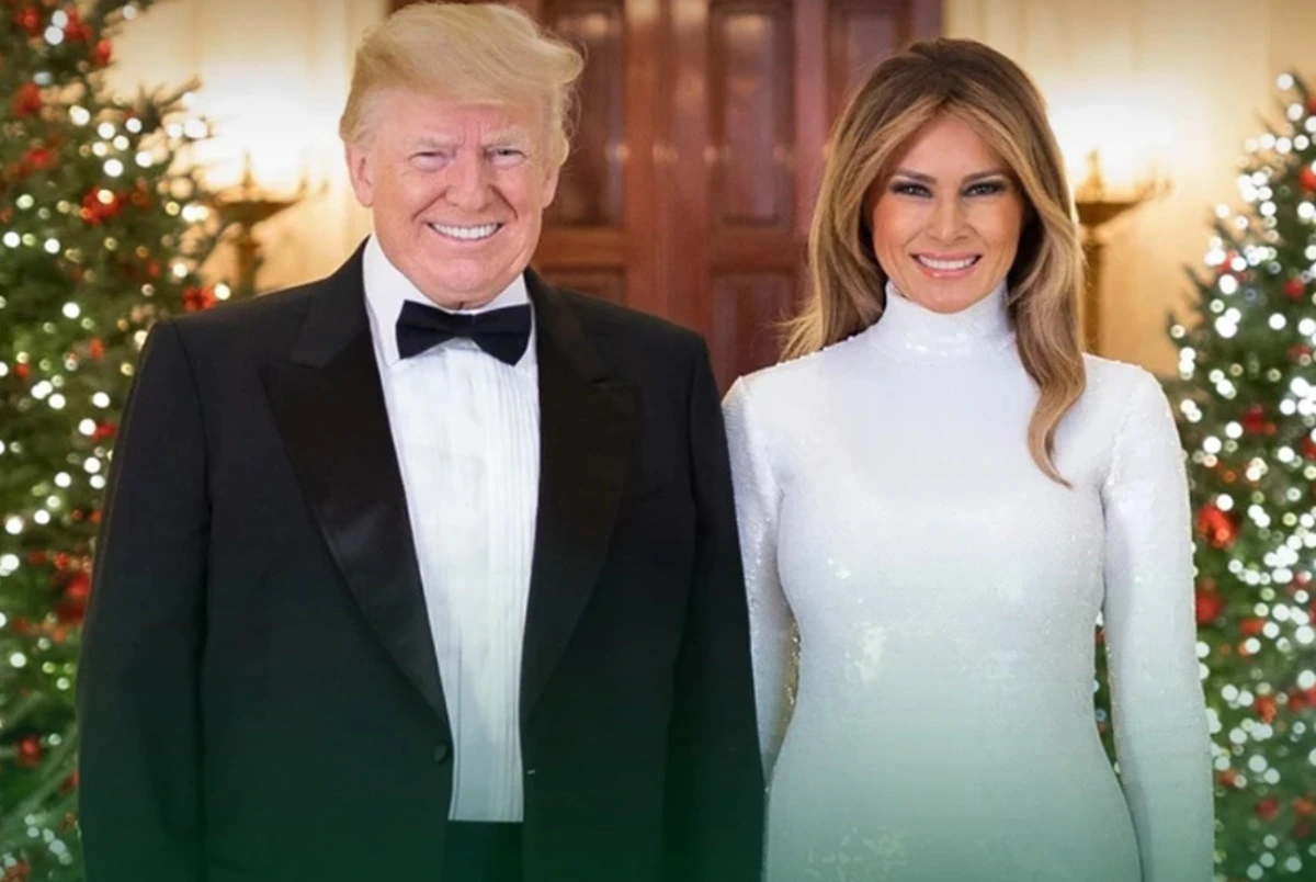 Pemimpin AS Donald Trump dan Melania