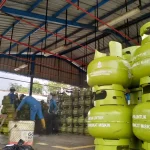 Tabung gas LPG yang siap diedarkan ke masyarakat.(Pemkot Depok)