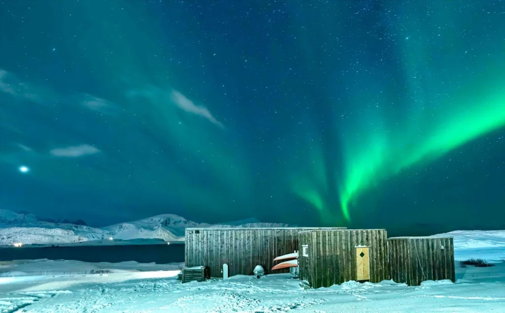 Aurora borealis.