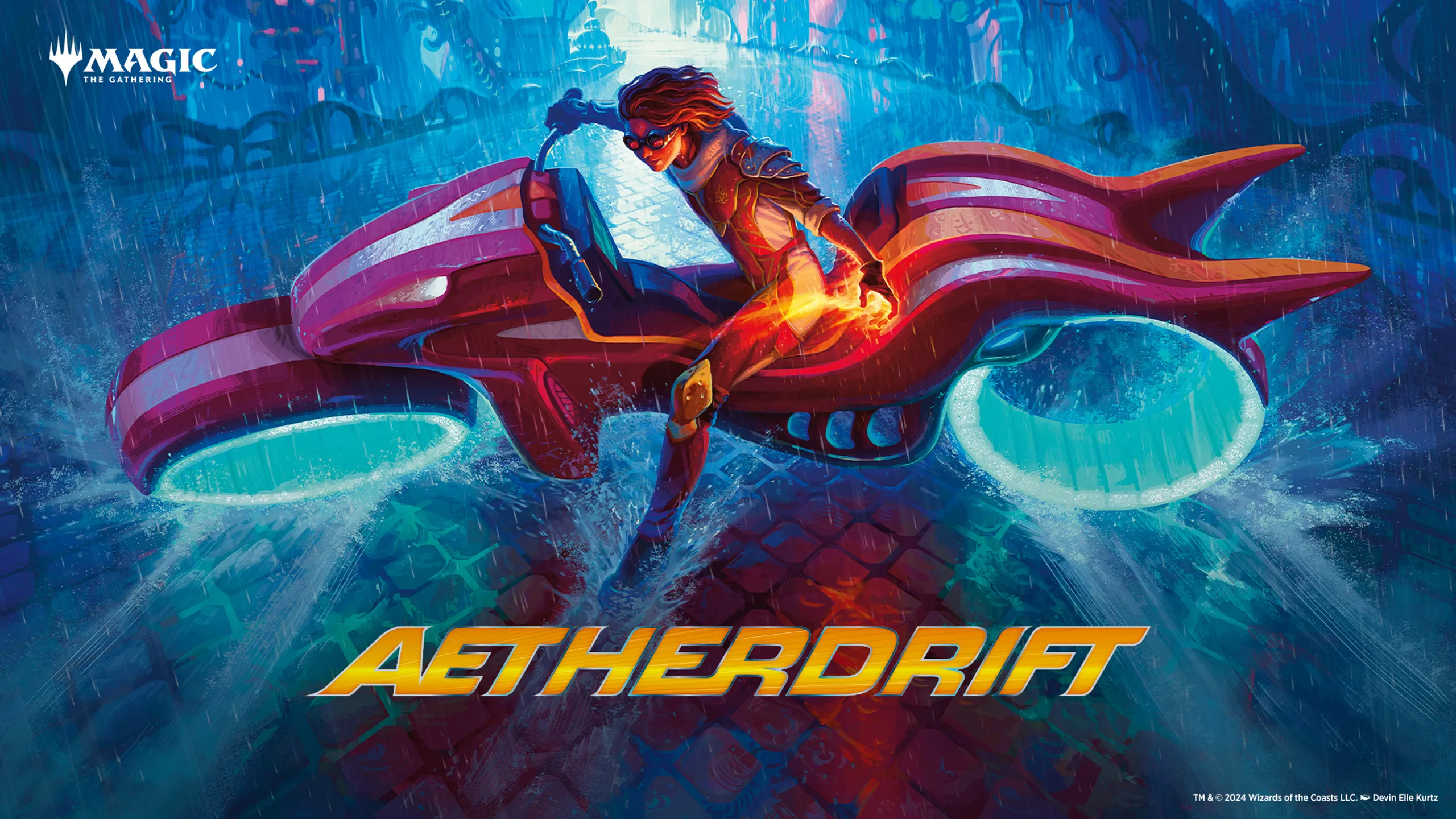 Wizards of the Coast telah meluncurkan berbagai acara prarilis untuk Aetherdrift