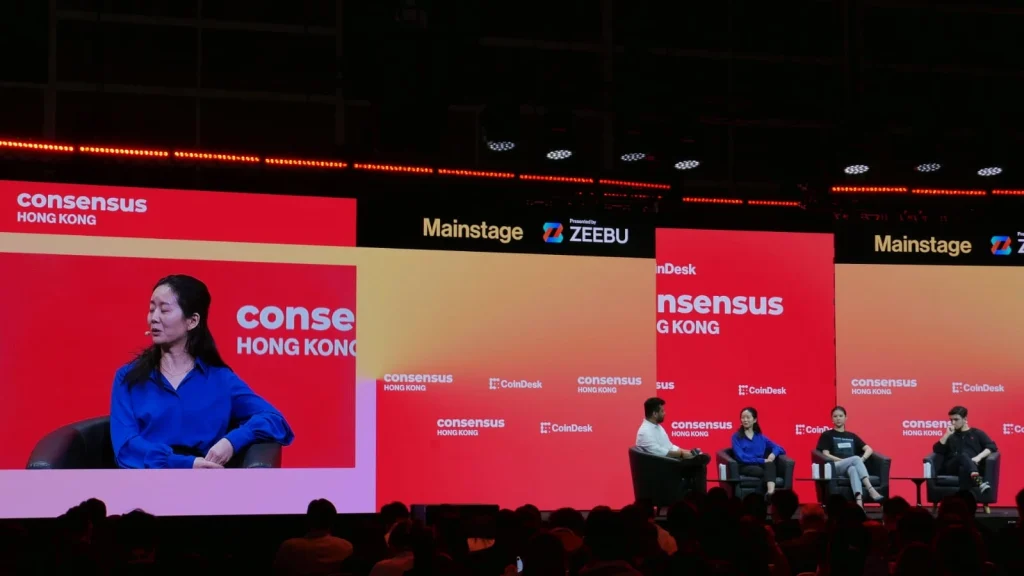 Lily Liu, investor yang berfokus pada industri blockchain. Lily adalah Presiden Solana Foundation dan salah satu pendiri Anagram menjadi pembicara di Consensus Hong Kong, Rabu (19/2/2025).