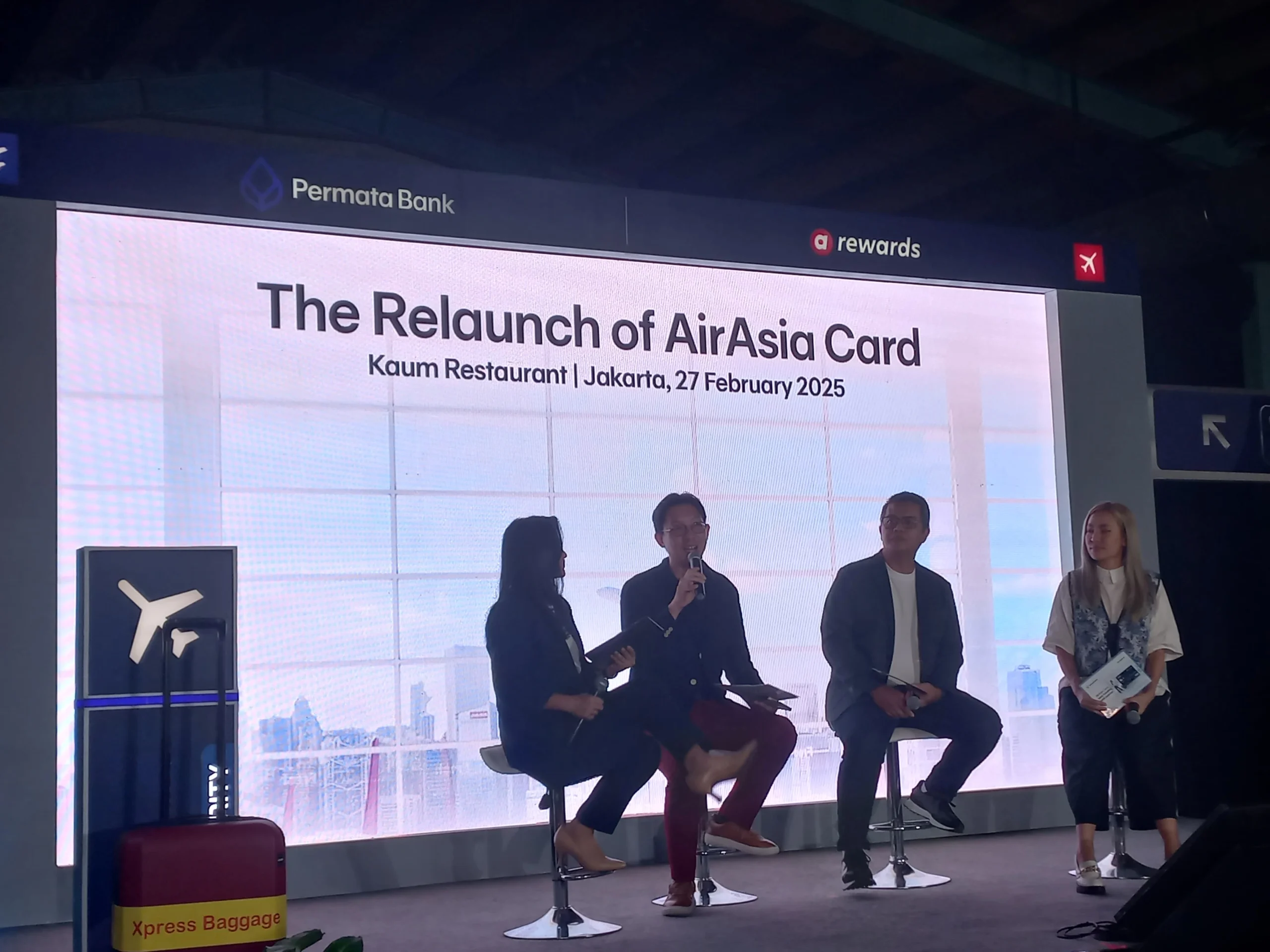Konferensi pers The Relaunch of AirAsia Card di Jakarta, Kamis (27/2/2025)