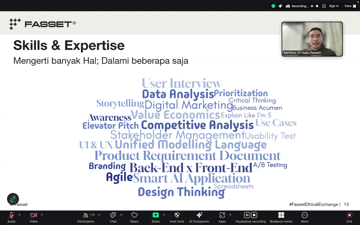 Marthino Tri Yuda, Senior Product Manager Fasset