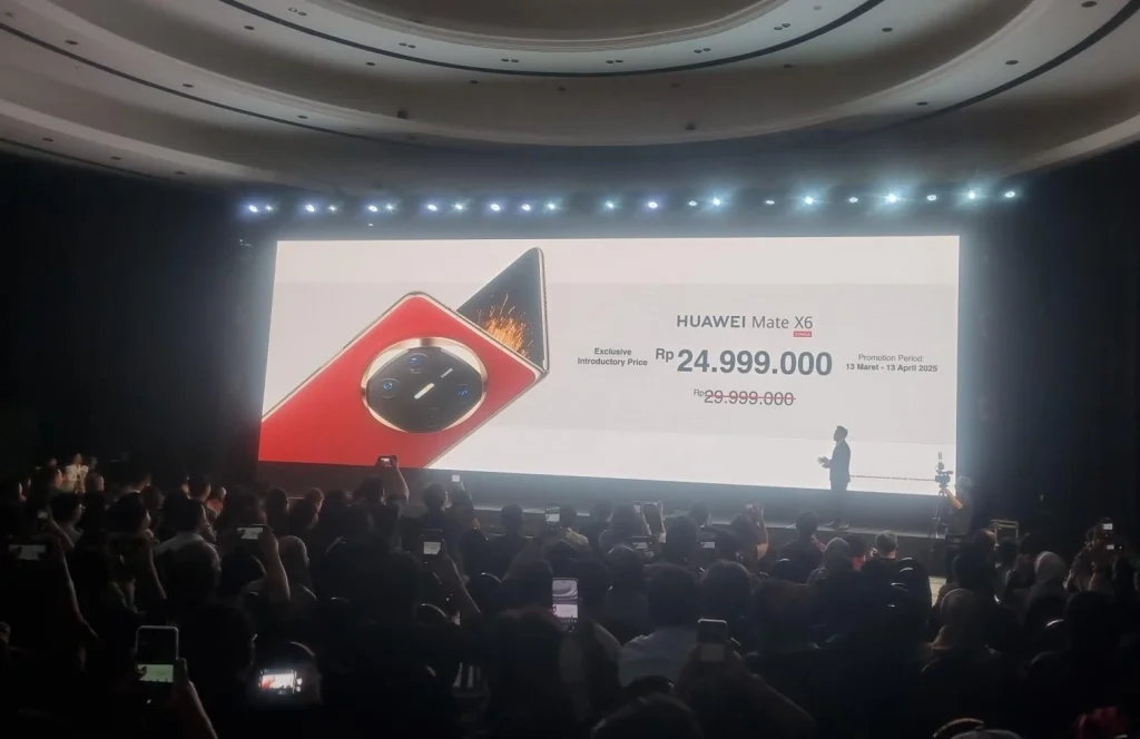 HUAWEI Mate X6 dibanderol dengan harga Rp 24.999.000