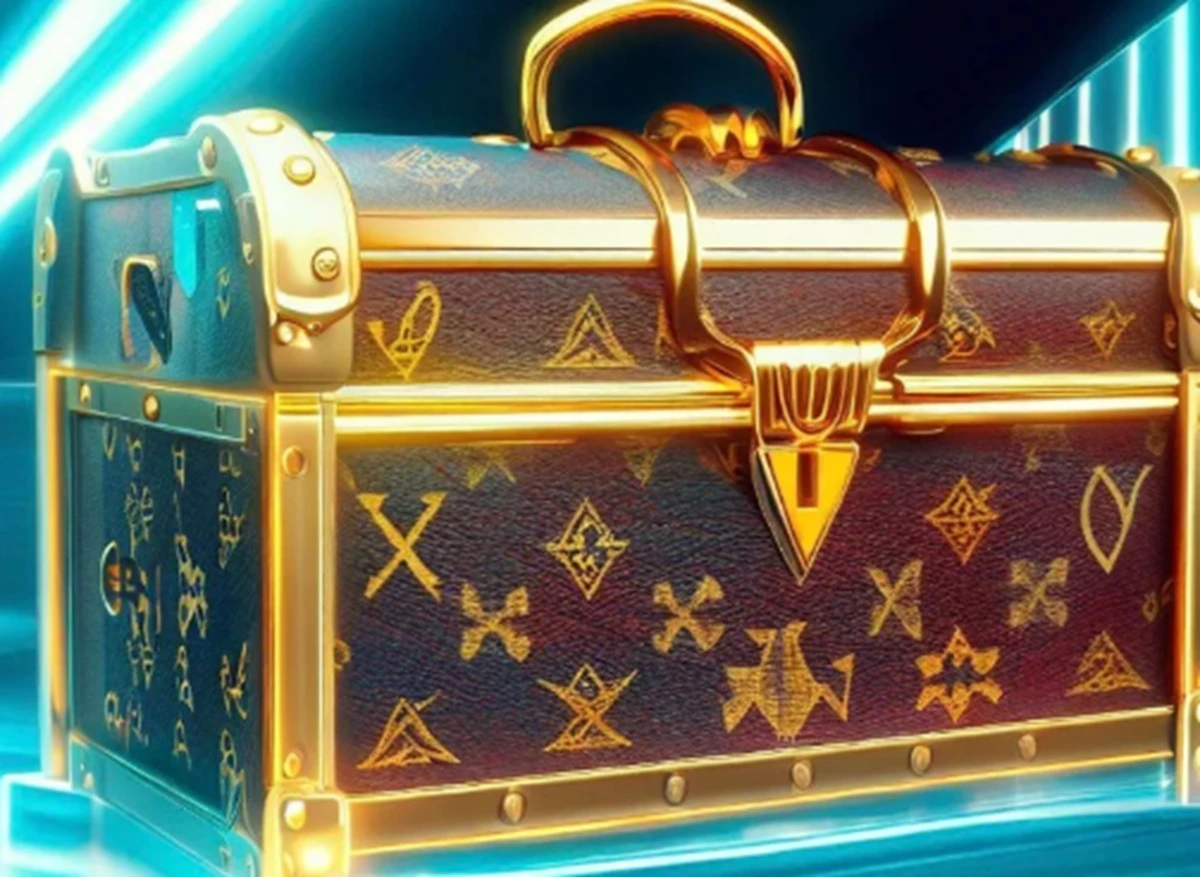 Treasure Trunk Louis Vuitton ditawarkan dalam bentuk Non-Fungible Token (NFT).