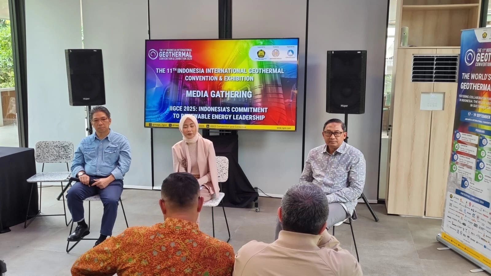 The 11th Indonesia International Geothermal Convetion & Exhibition Media Gathering, Kamis (22/5/2025).