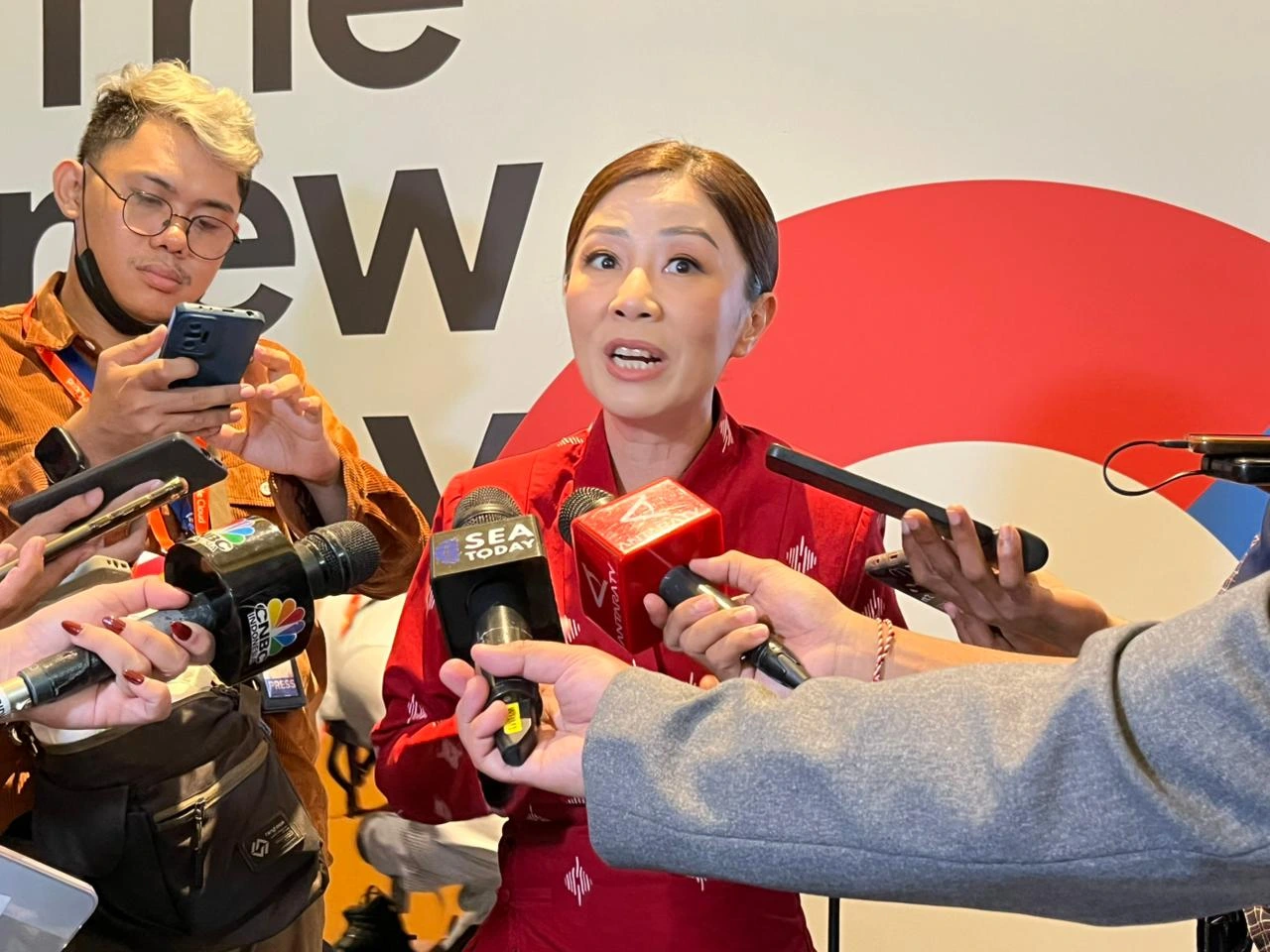 Fanly Tanto, Country Director Google Cloud Indonesia dalam acara Google Cloud Summit Jakarta 2025 diselenggarakan hari ini, Kamis (22/5/2025).