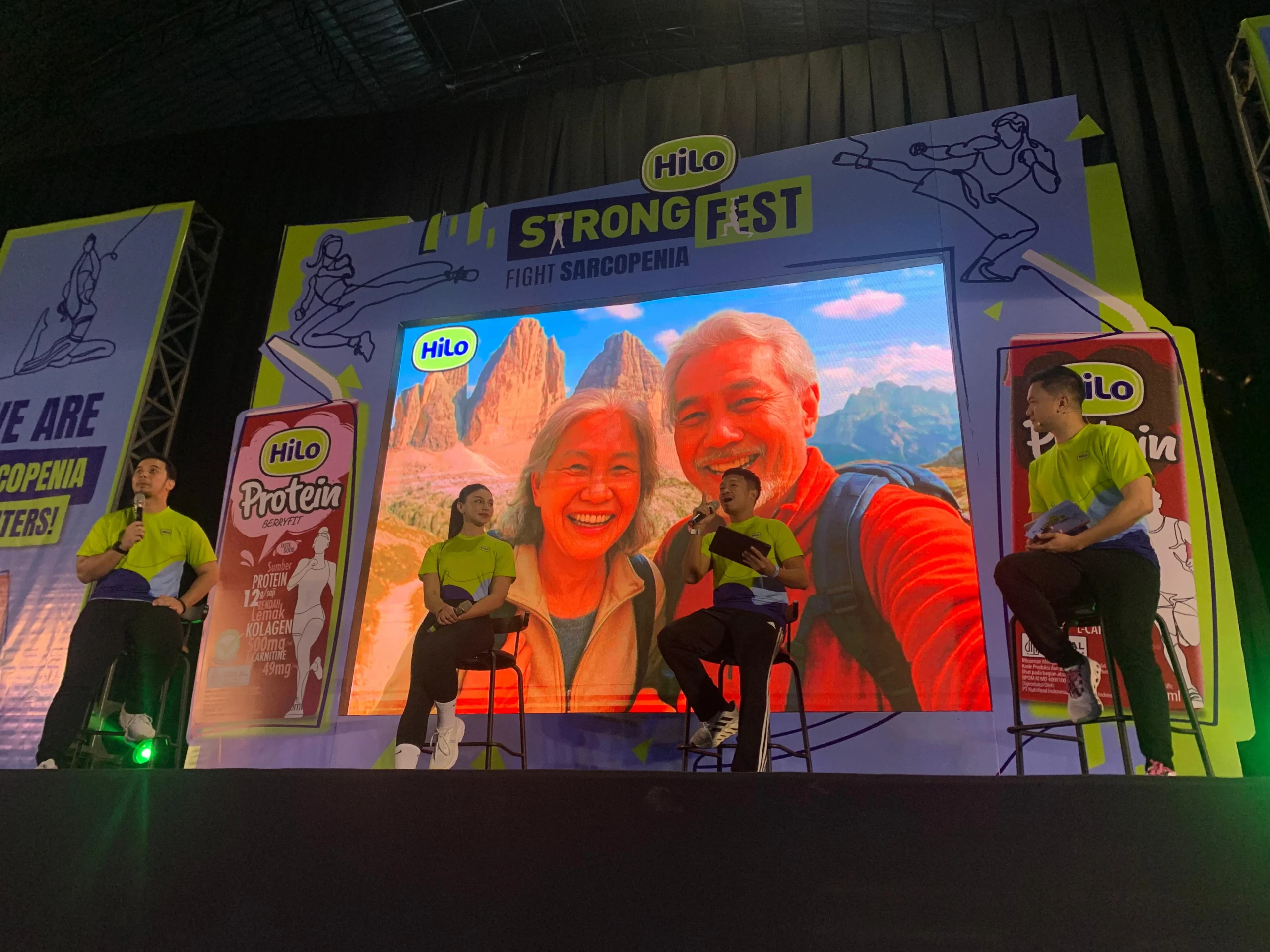 Keterangan pers HiLo Strong Fest 2025, Sabtu (5/7/2025), di Jakarta