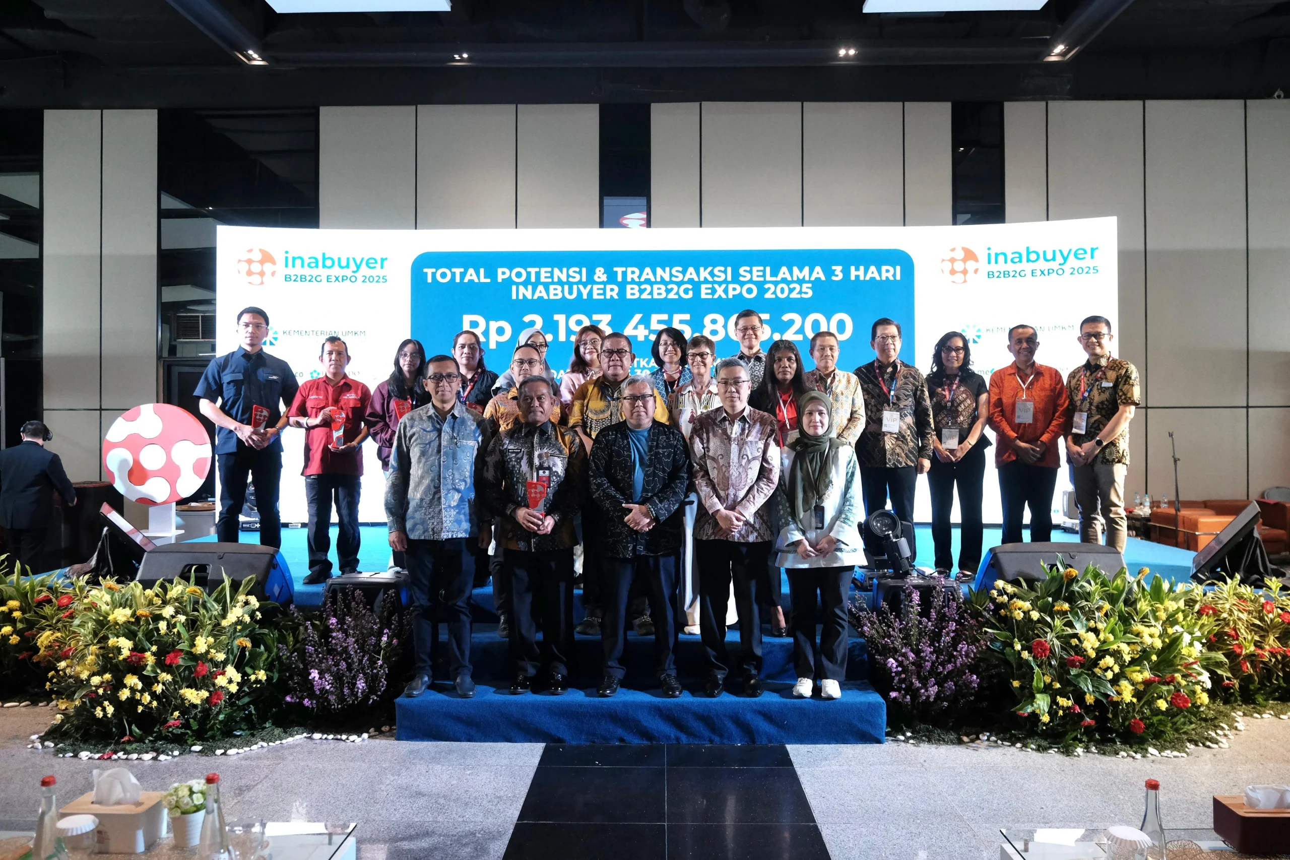 Penutupan INABUYER Expo 2025 dilangskungkan dengan penuh makna, Jumat (25/7/2025) di Gedung Smesco Jakarta.