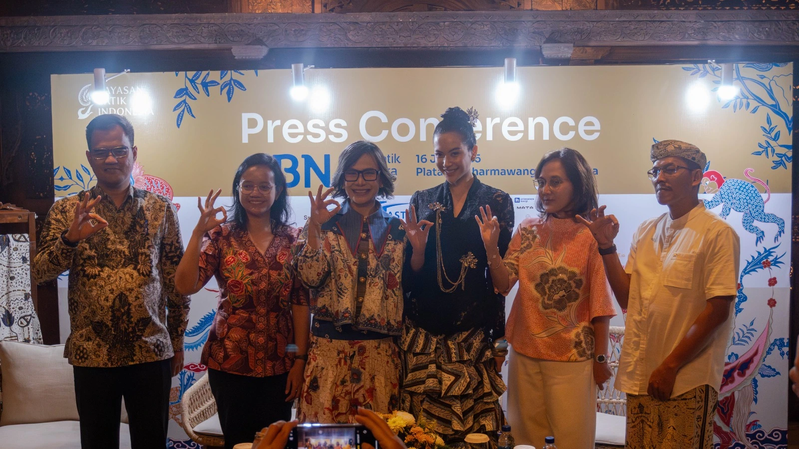 Konferensi pers Gelar Batik Nusantara 2025 yang dilangsungkan di Jakarta, baru-baru ini.