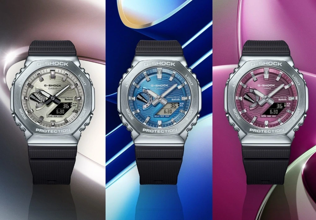 Casio telah memperluas seri G-Shock G-Steel GBM-2100A di Eropa dengan tiga model baru. Seri ini mencakup GBM-2100A-2B, GBM-2100A-4B, dan GBM-2100A-8B