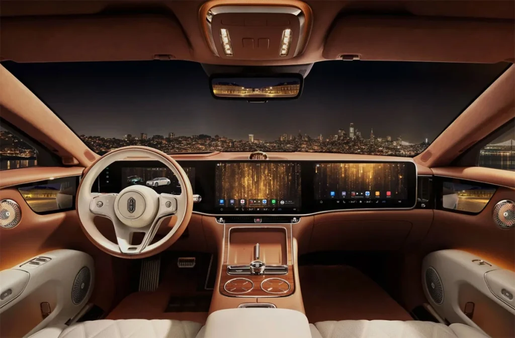 Desain interior Huawei Maextro S800.