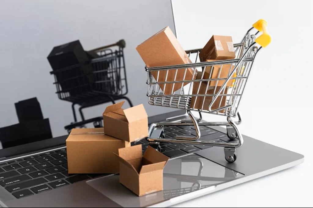 Ilustrasi belanja online.(freepik)