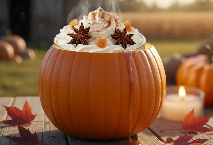 Minuman Halloween dari labu