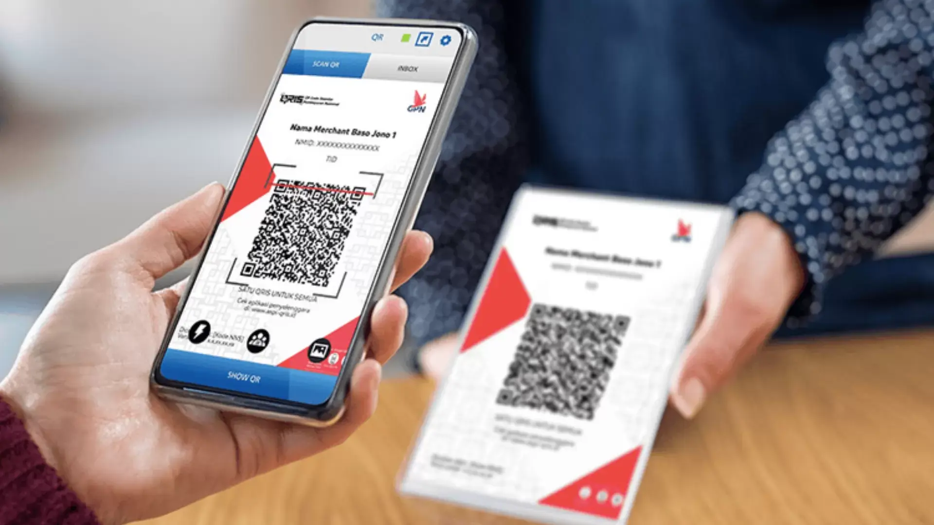 Pembayaran lewat QRIS