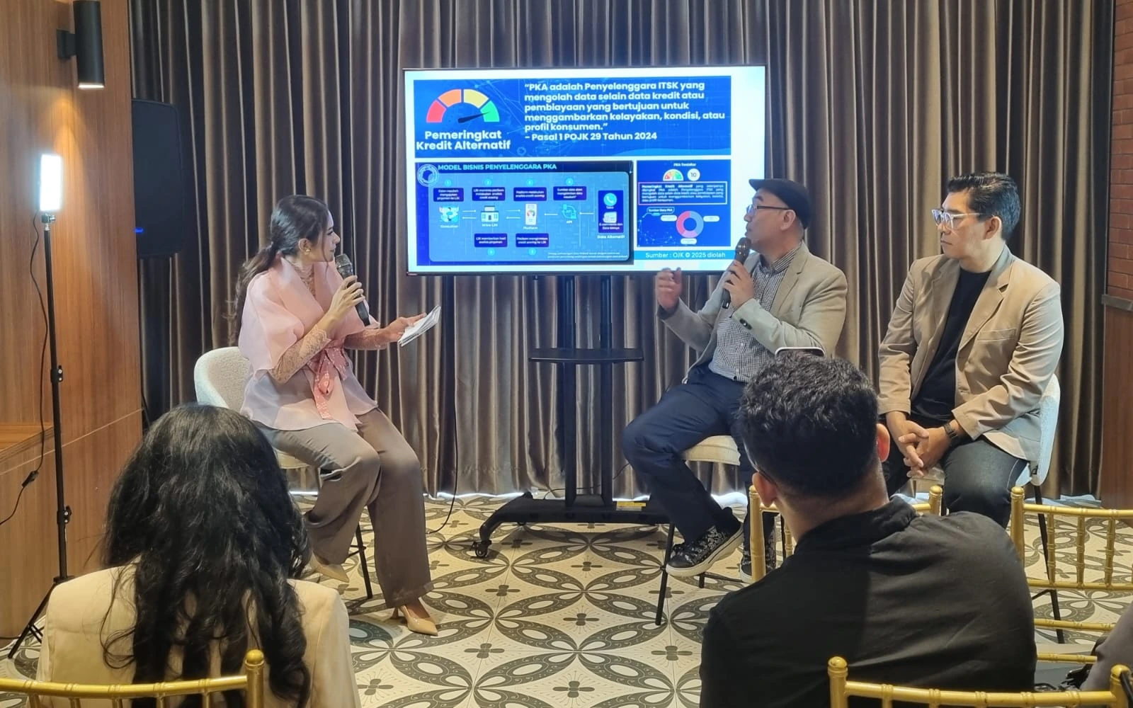 Forum diskusi bersama media bertajuk Generasi Anti Galbay: Finansial Sehat, Masa Depan Hebat, Rabu (1/10/2025).