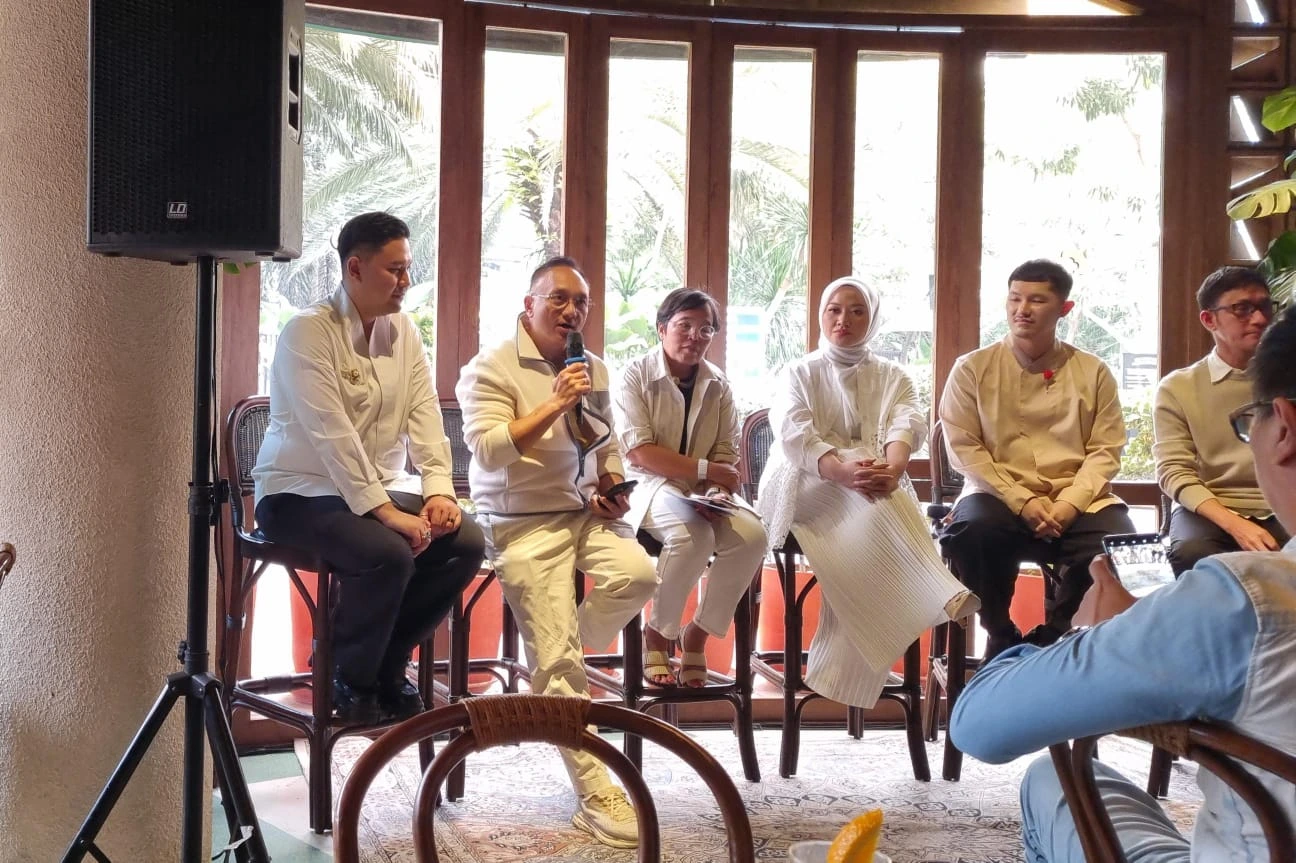 Sesi Press Conference Kick Off JFW 2026 di Jakarta, Selasa (21/10/2025).