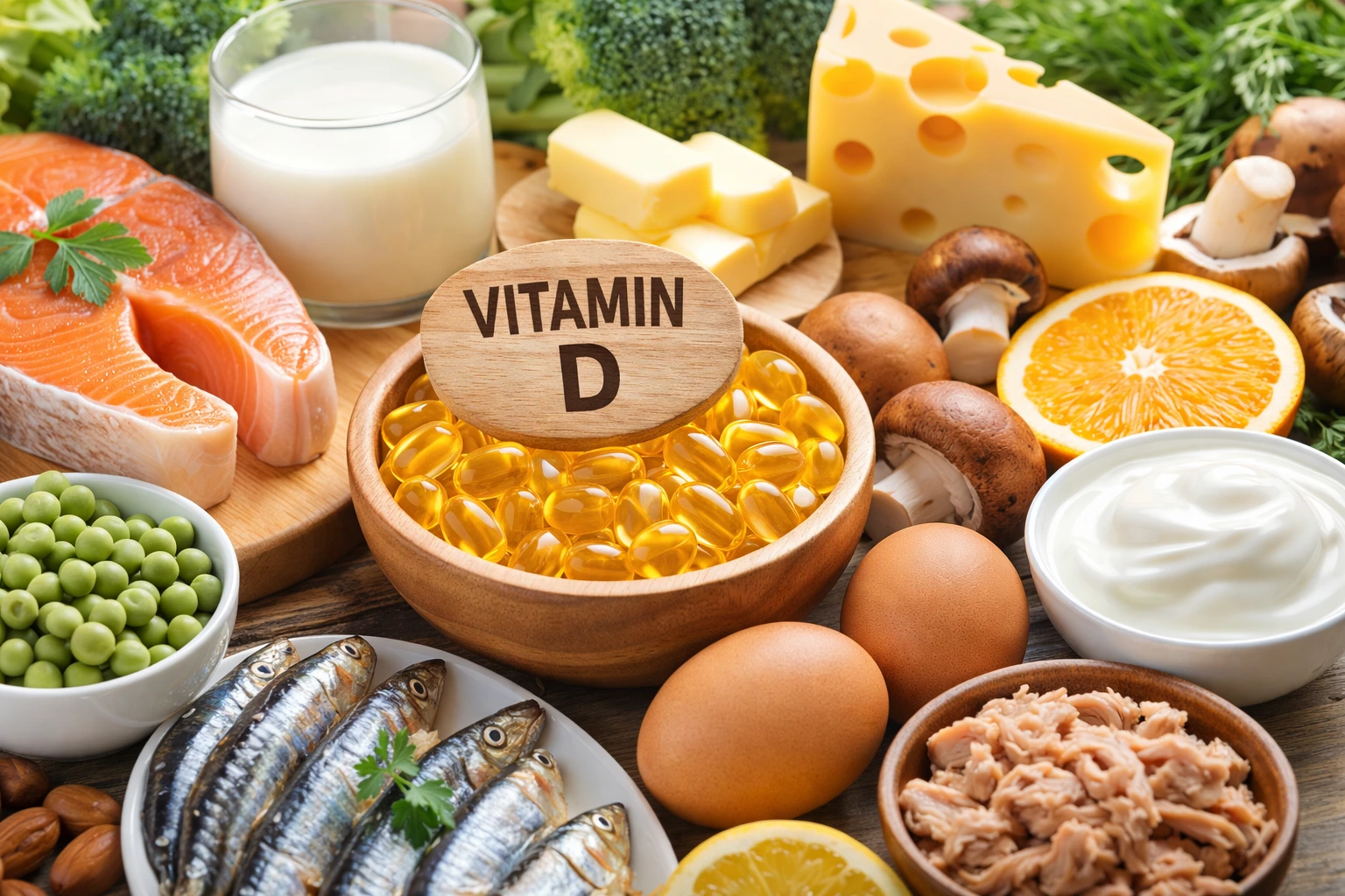 Makanan yang mengandung vitamin D