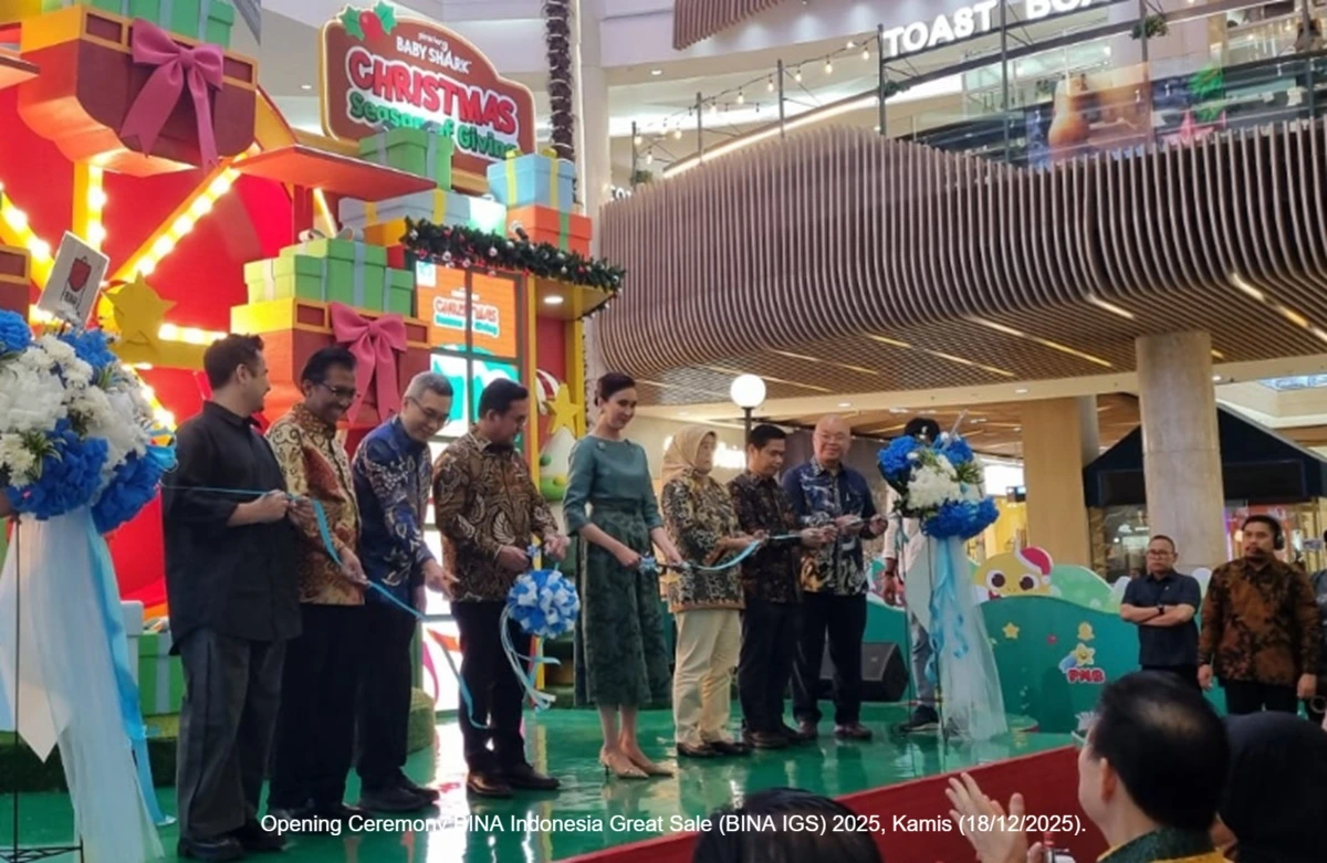 Opening Ceremony BINA Indonesia Great Sale (BINA IGS) 2025, Kamis (18/12/2025).