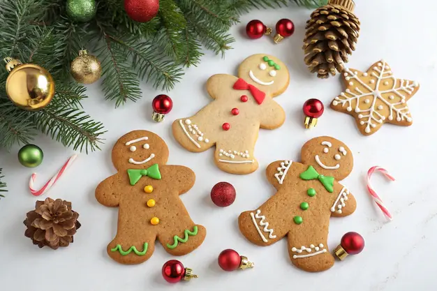 Gingerbread cookies.