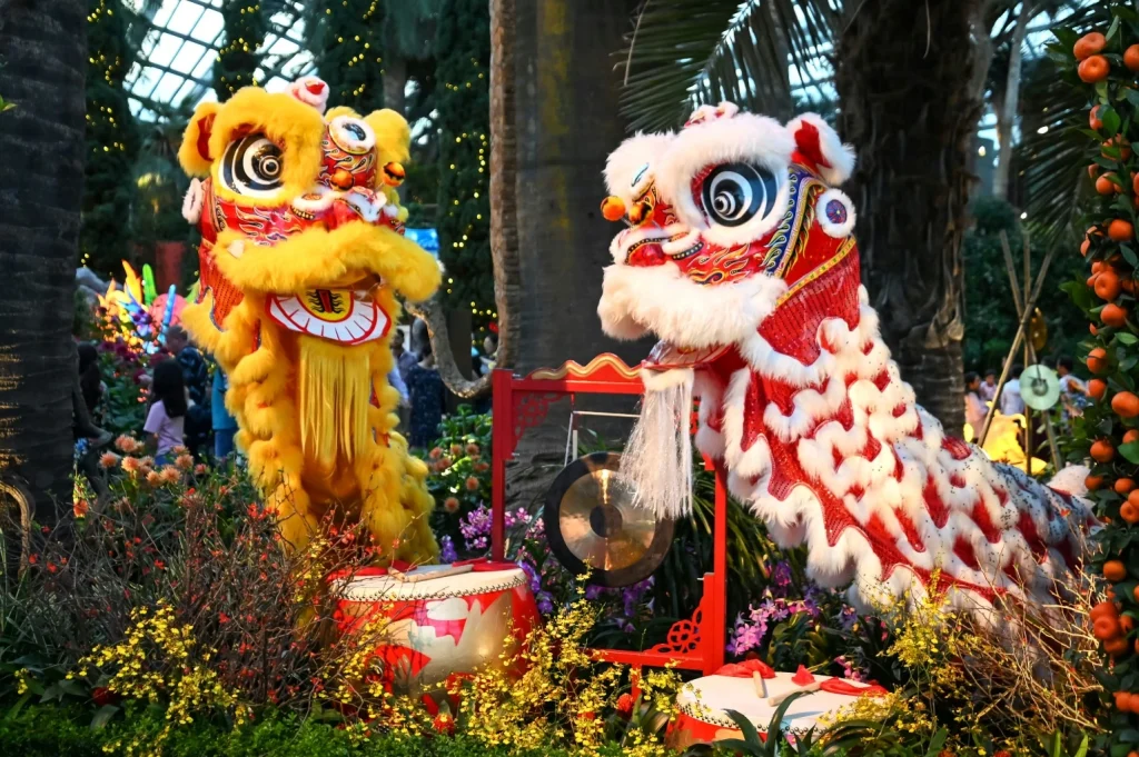Panmpilan Barongsai saat Imlek