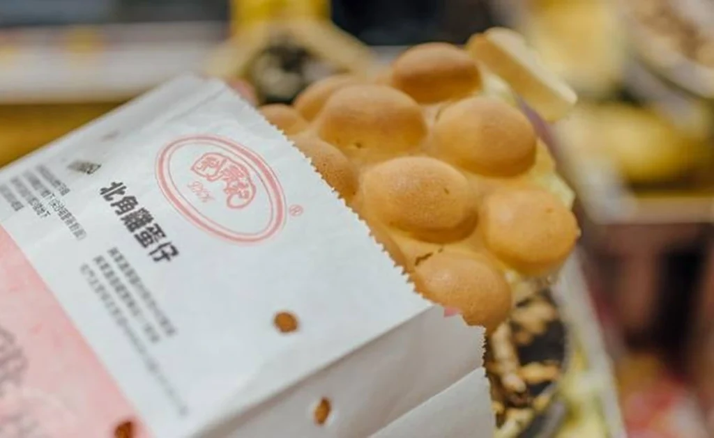 Waffle telur Lee Keung Kee
