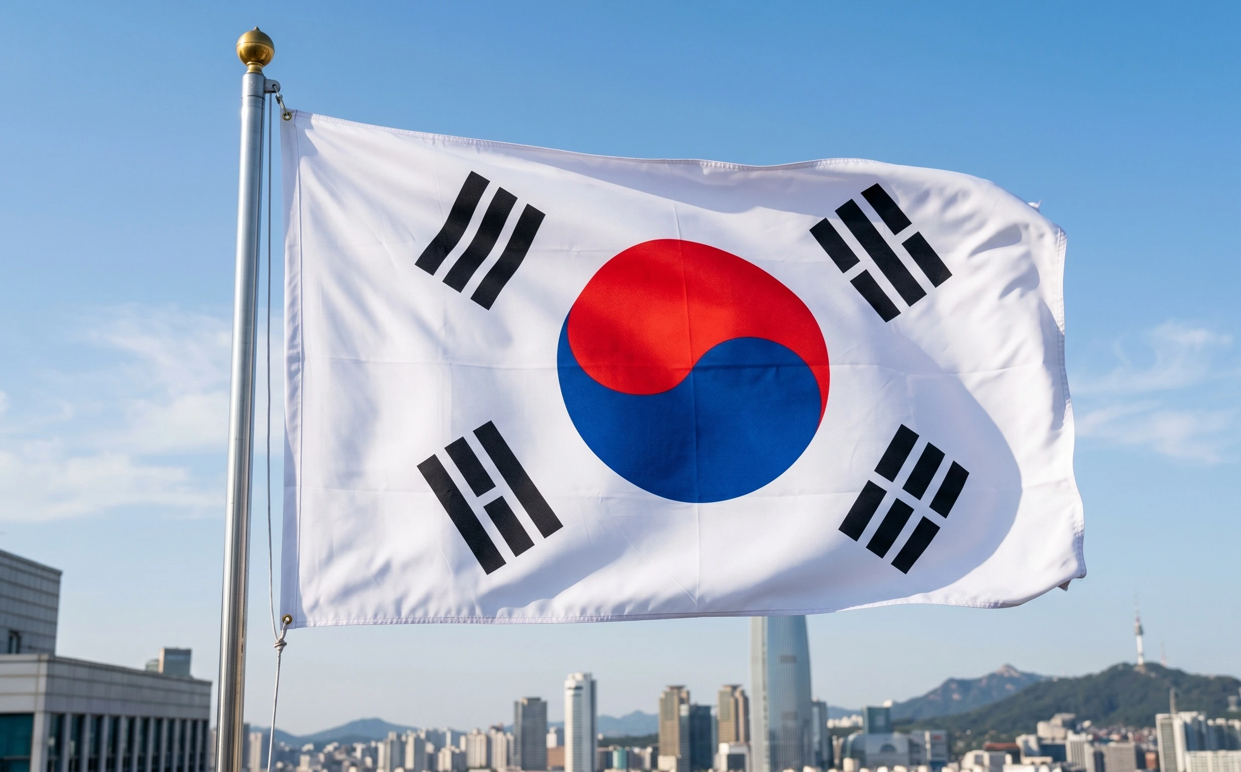 Bendera Korea Selatan