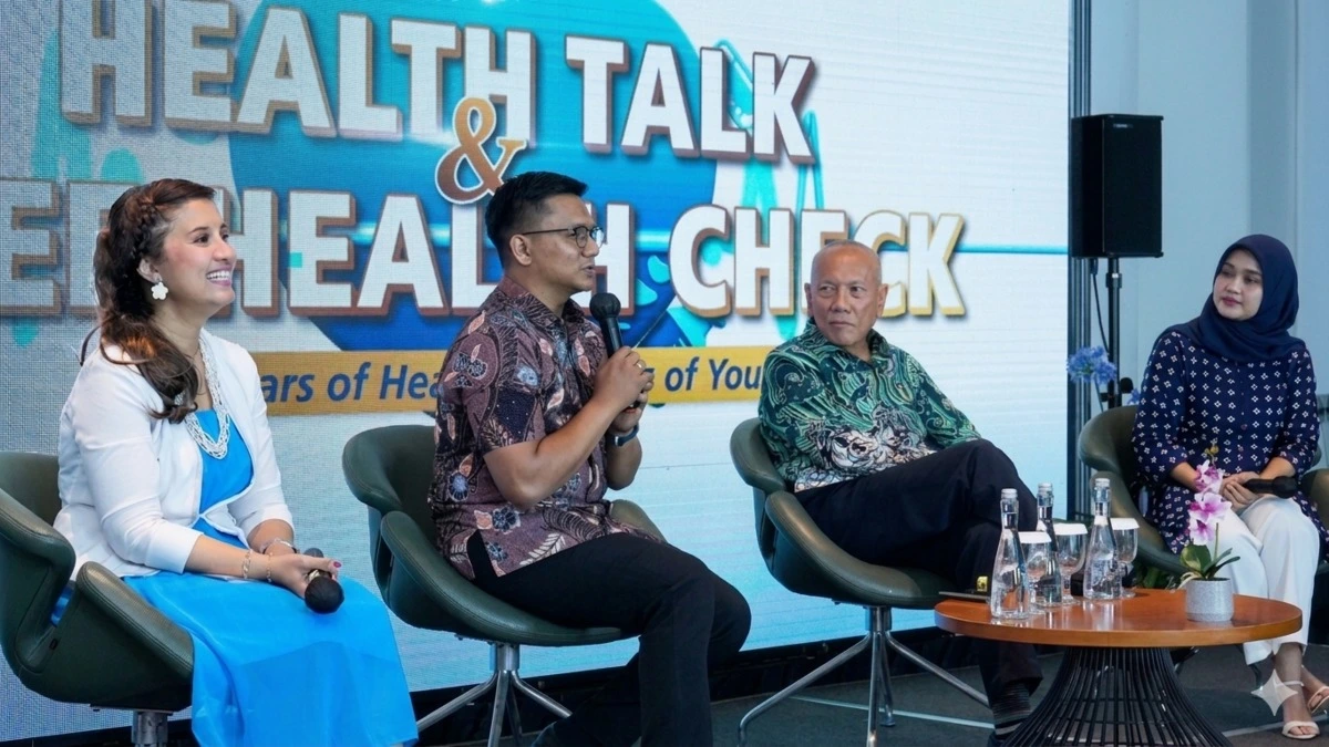 Acara Healthtalk and Health Check Darya-Varia, Rabu (8/4/2026), di Jakarta.