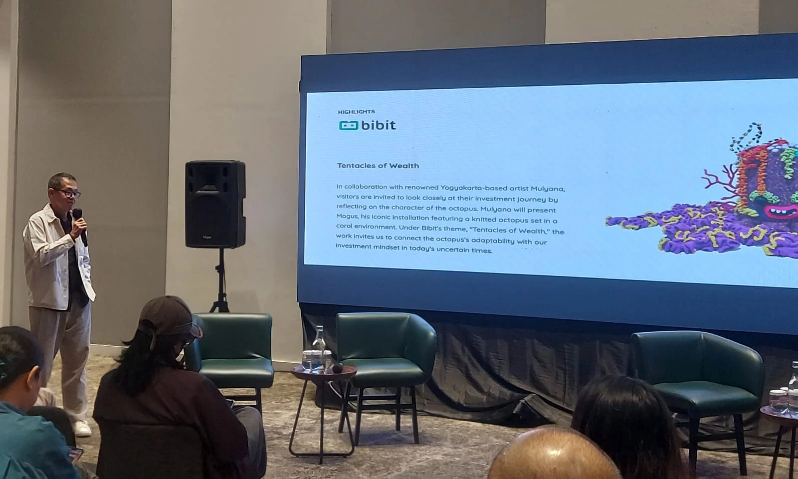 konferensi pers Art Jakarta Gardens 2026 yang dihelat hari ini, Kamis (23/4/2026),