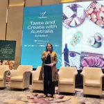 Michael Coote, CEO Ausveg, dalam Taste and Create with Australia Exhibition, Selasa (28/4/2026