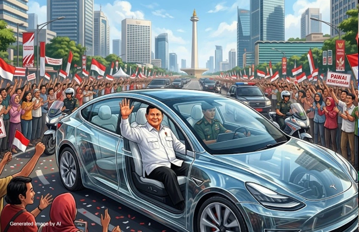 Mobil kaca Prabowo