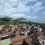 Suasana cafe dari perbukitan Sentul.