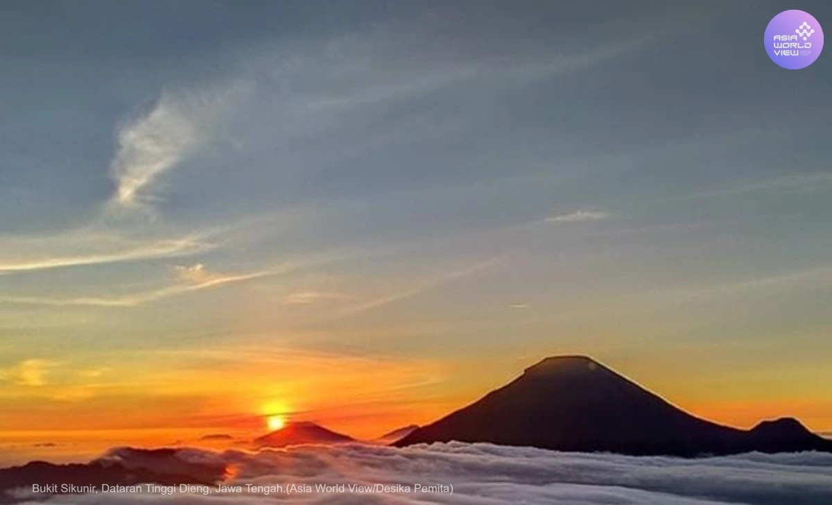 Bukit Sikunir, Dataran Tinggi Dieng, Jawa Tengah.(Asia World View/Desika Pemita)