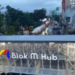 Kawasan Blok M, Jakarta.(Antara)