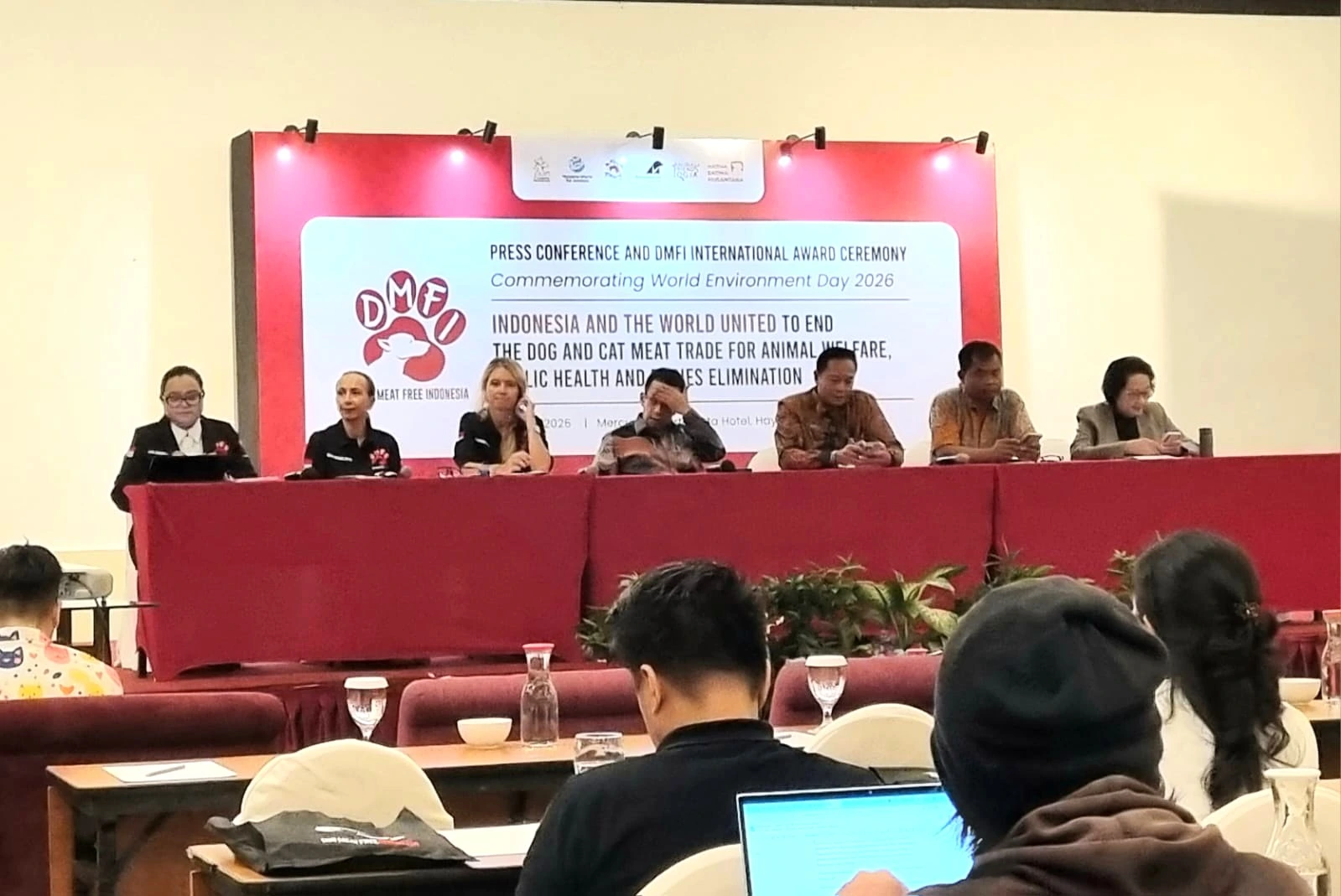 “Indonesia and the World United to End the Dog and Cat Meat Trade For Animal Welfare, Public Health and Rabies Elimination, Jumat (5/6/2026).
