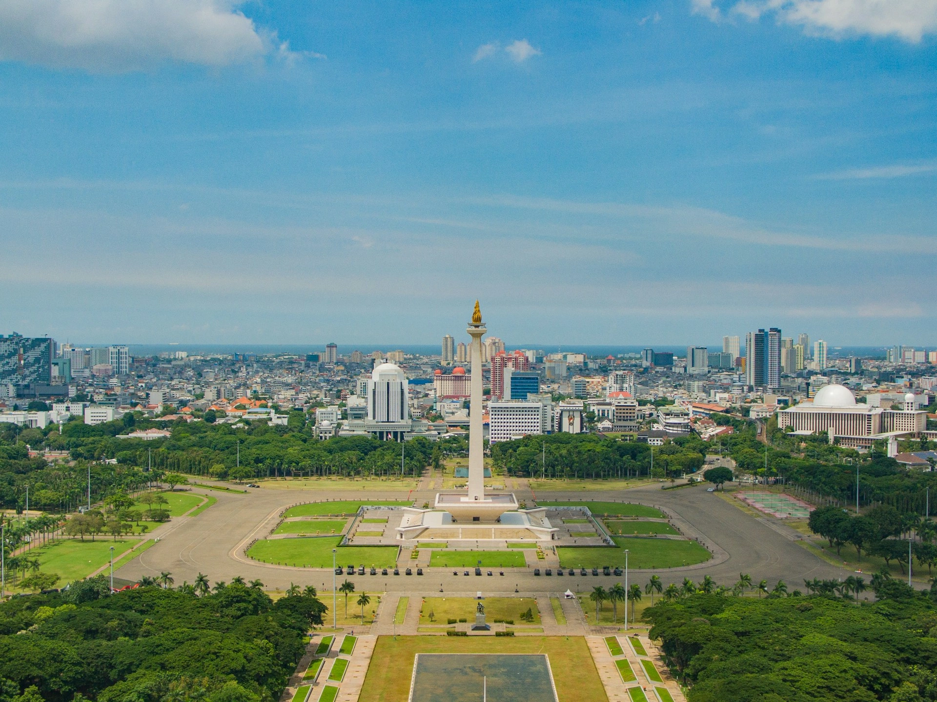 Kawasan Monumen Nasional sebagai ikon Jakarta.(Unsplash.com)