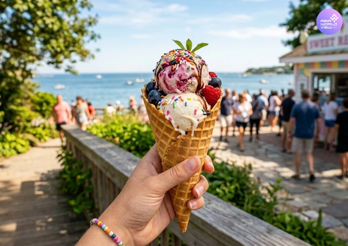 Membeli es krim cone