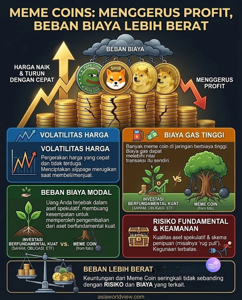 Infografis memecoin 15 Juli 2026