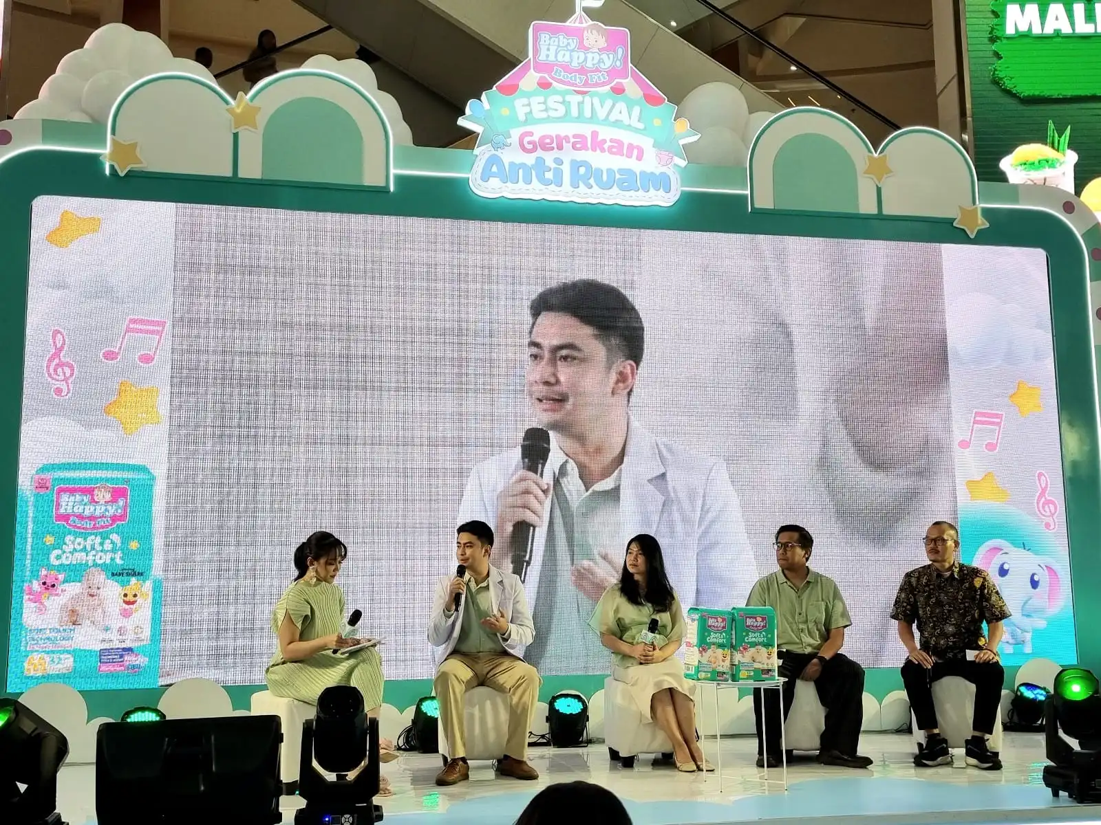Damar Prasetya Ajie Putra, M.Sc., Sp.A, dokter Spesialis Anak dalam Festival Gerakan Anti Ruam Baby Happy 2026, Sabtu (18/7/2026).
