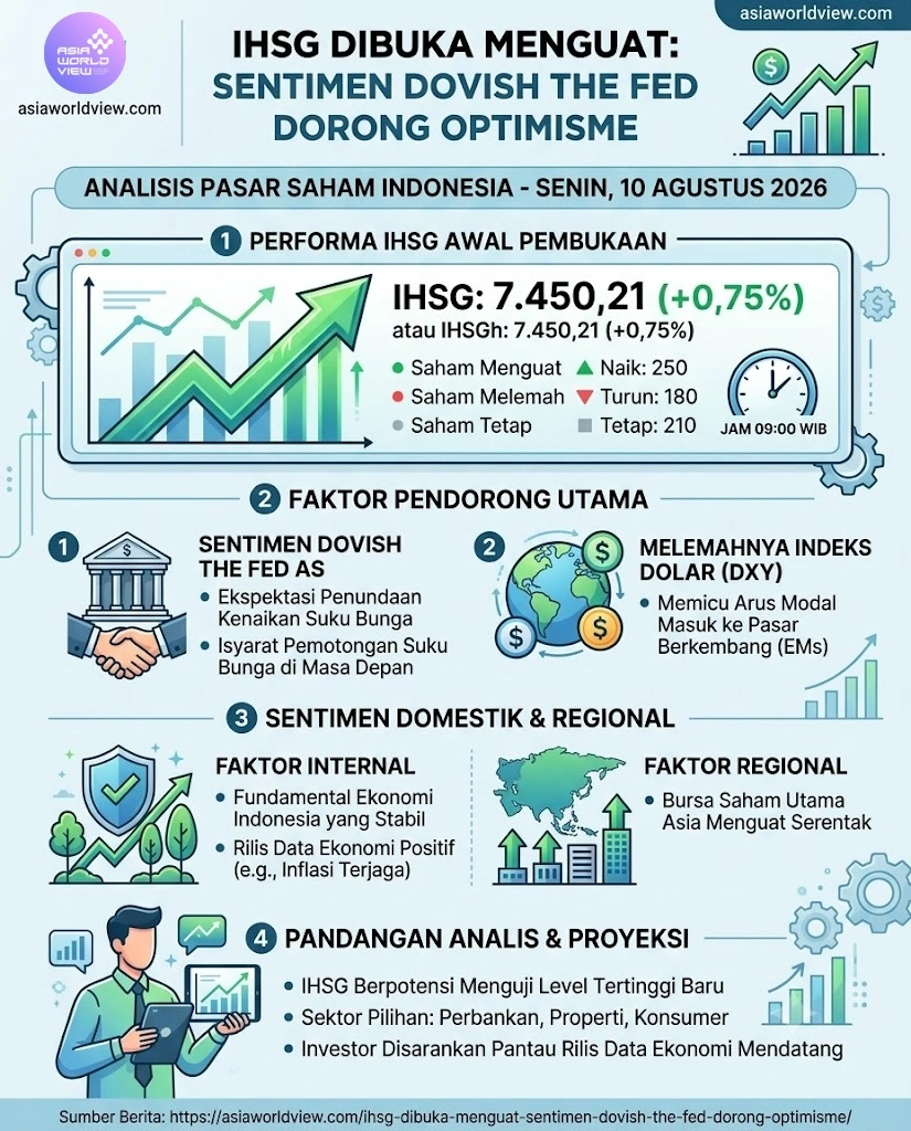 IHSG hari ini, 10 Agustus 2026