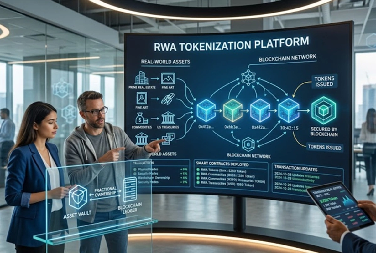 Ilustrasi RWA Tokenisasi.