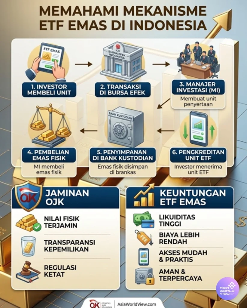 Infografis ETF Emas 