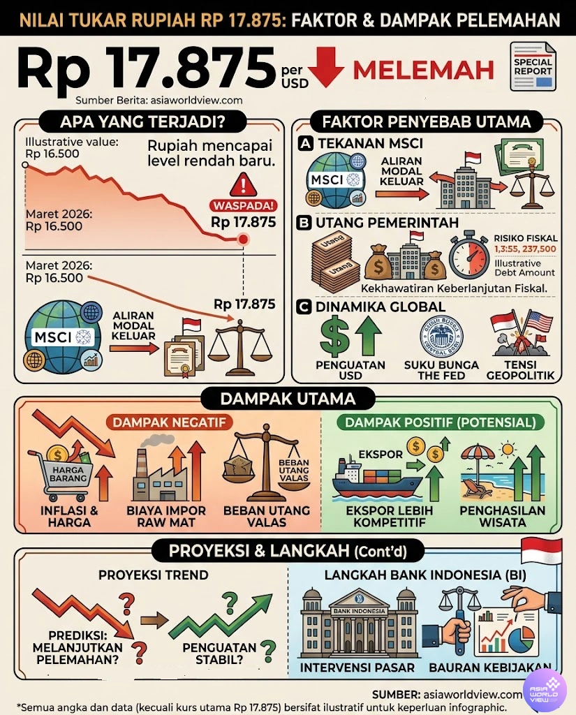 Infografis Nilai Tukar Rupiah 