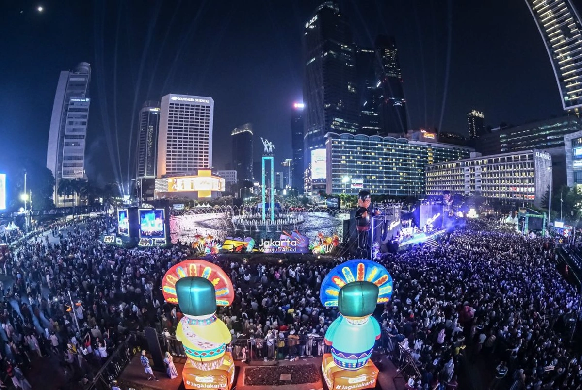 Kemeriahaan ultah Jakarta 22 Juni 2026.