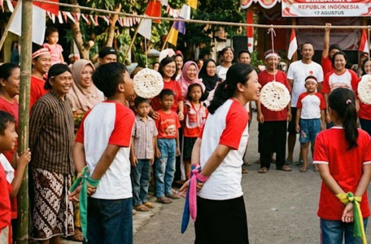 Lomba 17-an Bertahan Lintas Generasi: Makan Kerupuk Hingga Balap Karung