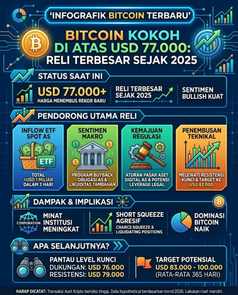 Infografis Bitcoin.