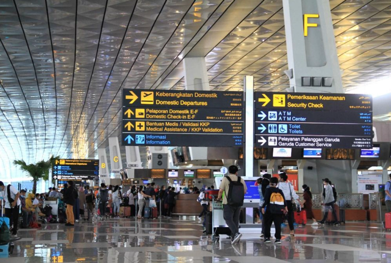 Bandara International Soekarno-Hatta di Tangerang, Banten.(Kemnehub)