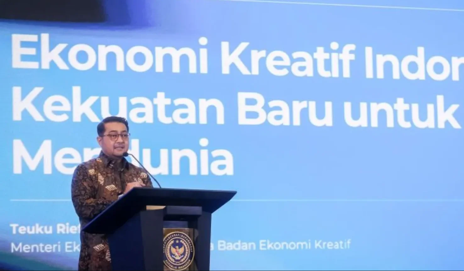 Menteri Ekonomi Kreatif Teuku Riefky Harsya